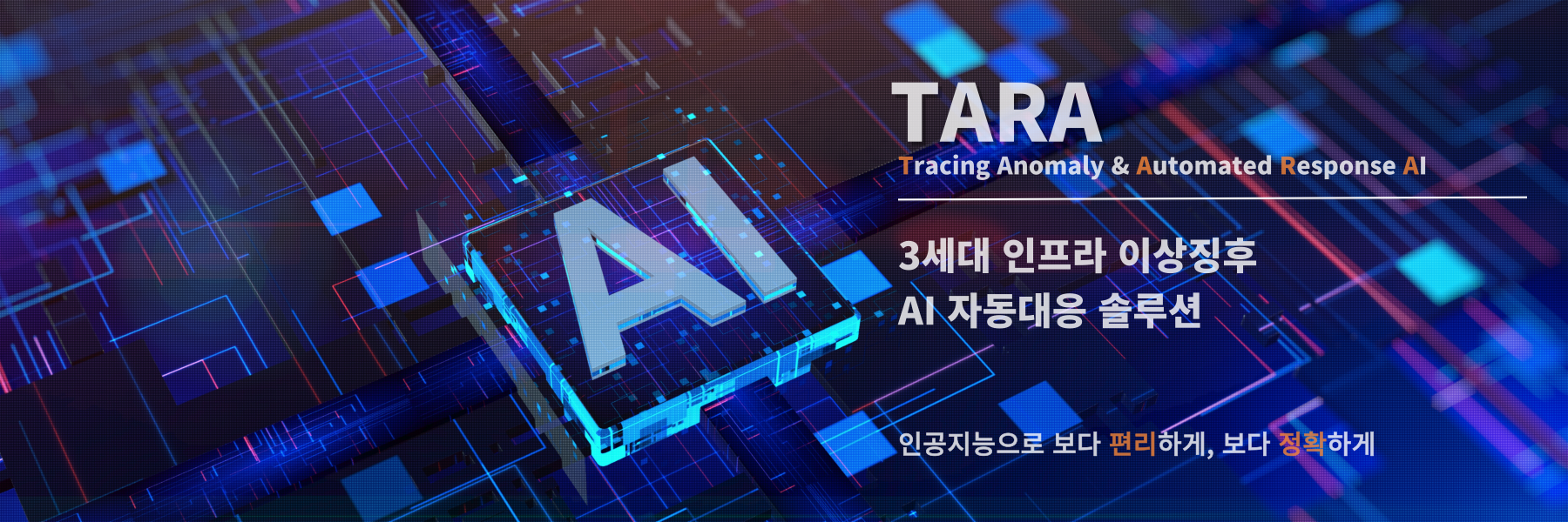 TARA 3세대 인프라 이상징후 AI 자동대응 솔루션